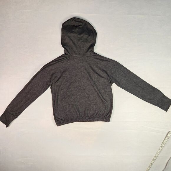 GapFit Kids Fit Tech Hoodie Size Medium (8-9) Gray Heather - Picture 8 of 8